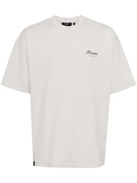 FIVE CM logo-print cotton T-shirt Grey 5CXTEV1102F4