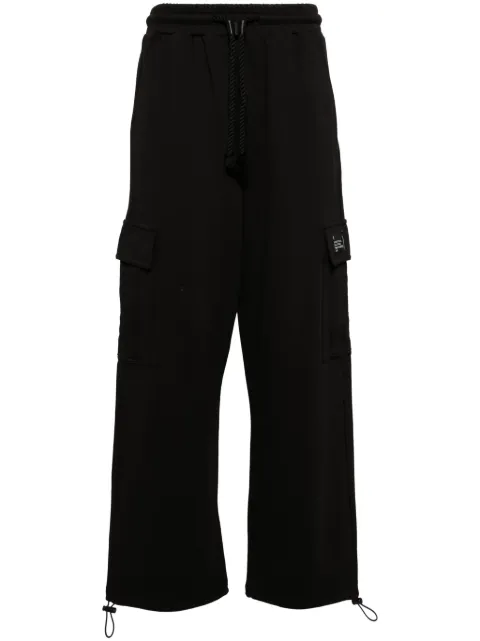 FIVE CM logo-patch cargo track pants Black 5CXPTV6700F4