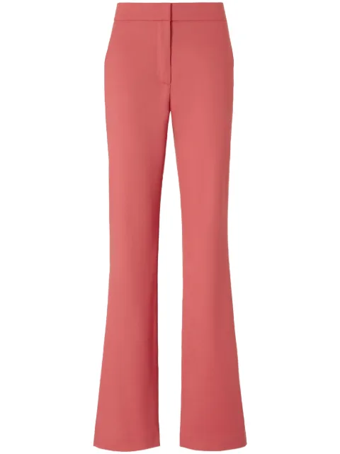 Genny high-waist flared trousers Pink 77AJA155N0278