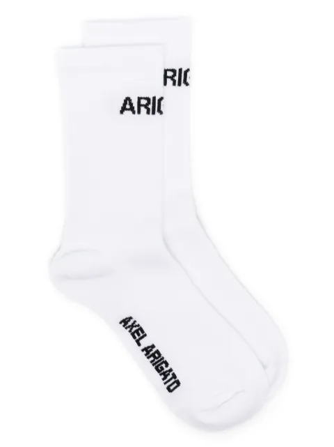 Axel Arigato Block jacquard socks White X2661004