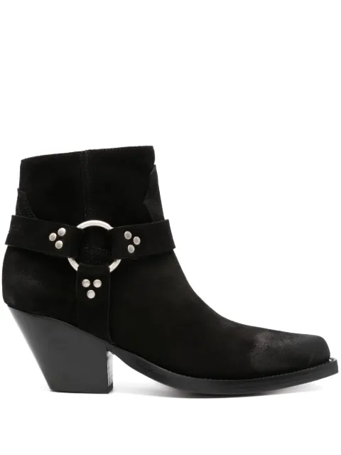 Sonora 60mm Jalapeno Belt cowboy boots Black JAB60XBJSZE07W