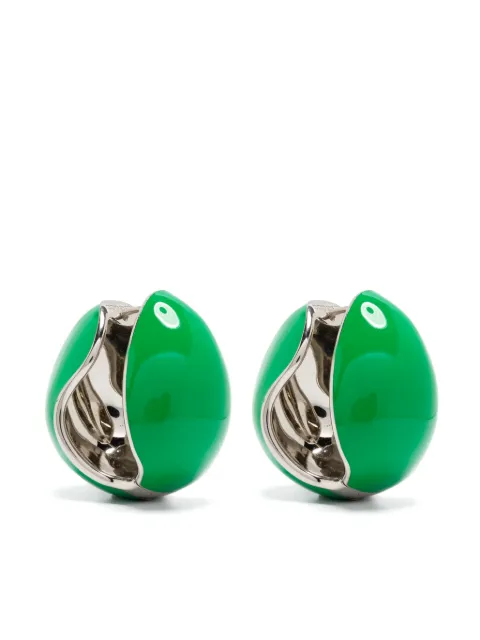 Coperni logo earrings Green COPBI04727