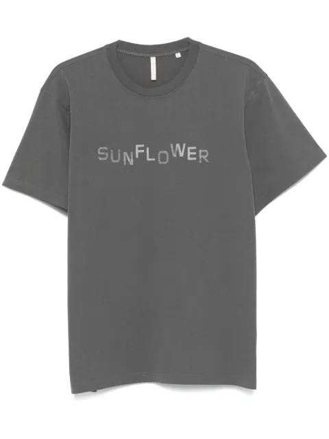 Sunflower logo-print T-shirt Grey 2038