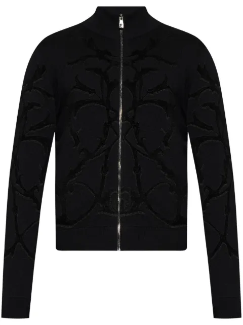 Versace zip-up cardigan Black 10173051A12245