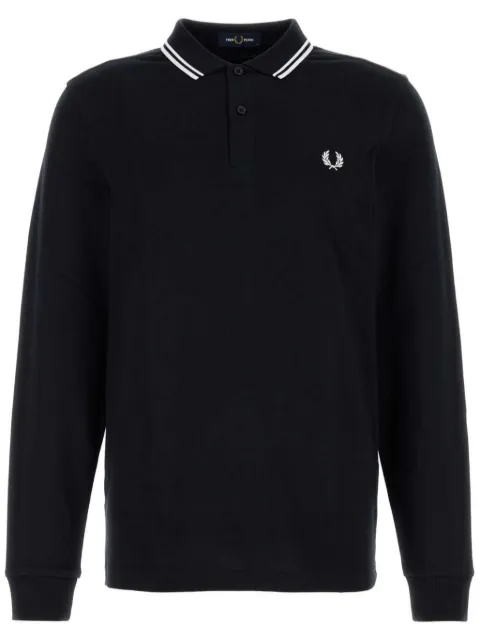 Fred Perry logo polo shirt Blue M3636