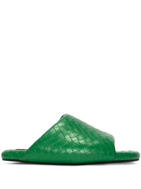 Simon Miller woven-design bubble slides Green F2749135