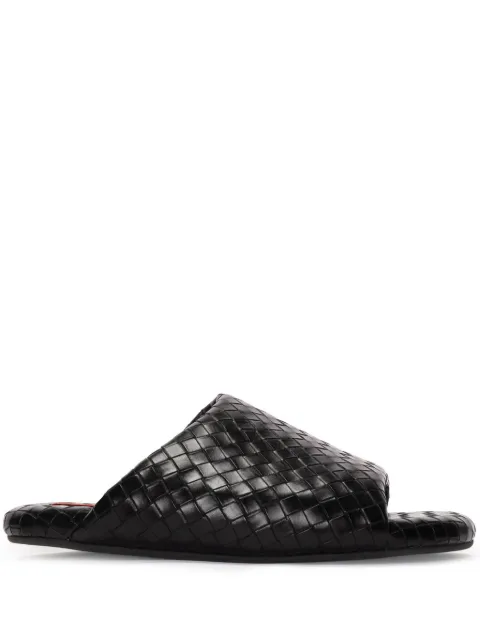 Simon Miller woven-design bubble slides Black F2749135