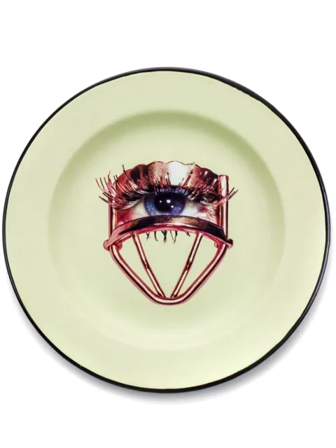 Seletti 16844 Enamel Eye plate Green 16844