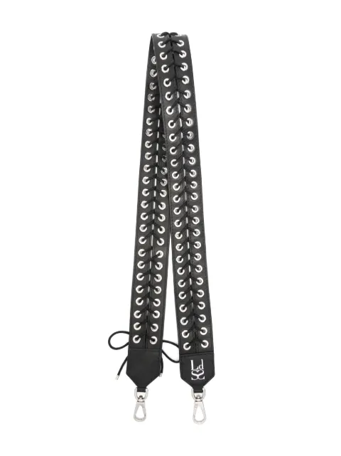 Ludovic de Saint Sernin lace-up bag strap Black SS24BG003ULEA