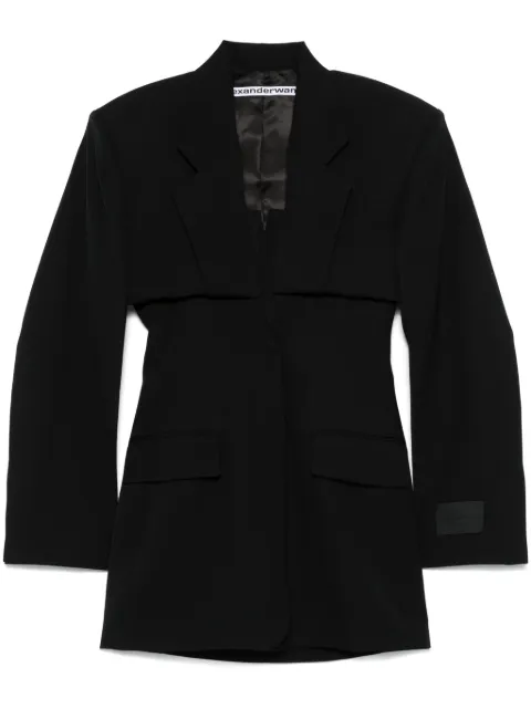 Alexander Wang layered mini dress Black 1WC1256730001
