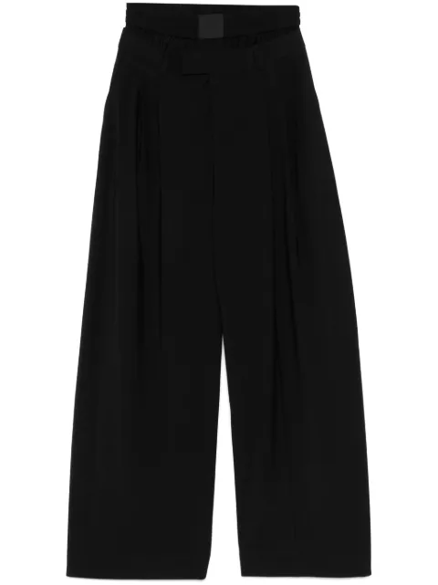 Alexander Wang boxer-detailed wide-leg trousers Black 1WC1254784001
