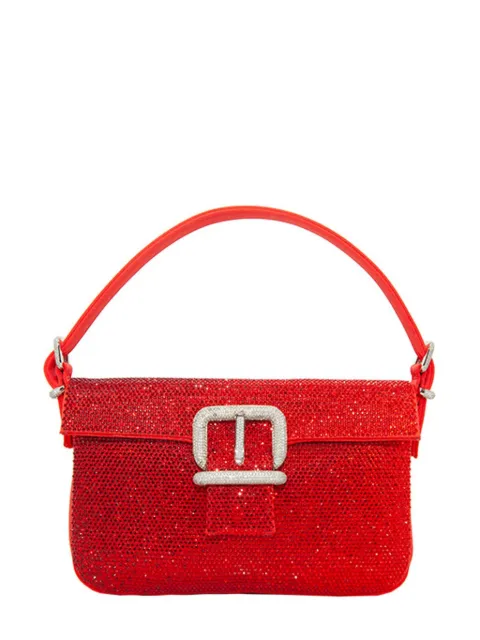 Gedebe mini Habibi bag Red MINIHBBSTNCRYDEGAW2425SATINR