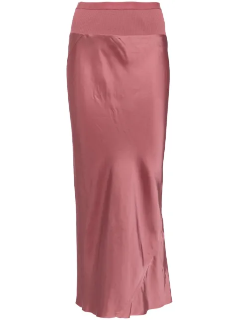 Rick Owens Calf Bias skirt Pink RP02D3334SCH