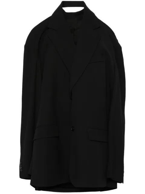 Balenciaga Suspended tailored dress Black 809048TRT01