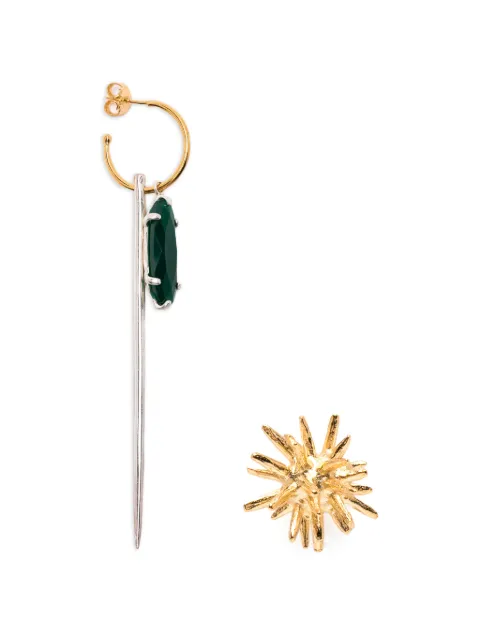 Wouters & Hendrix agate-embellishment earrings Gold ESC015SG