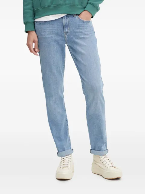 Levi's logo-patch jeans Blue 19887