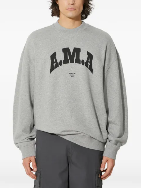 COUNTY OF MILAN Ama graphic sweater Grey CMBA097F24FLE00