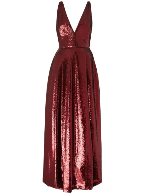 Genny sequin-embellished maxi dress Red 77AJO4S8J0208