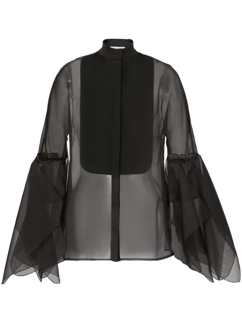 Genny sheer blouse Black 77AJL659N0193