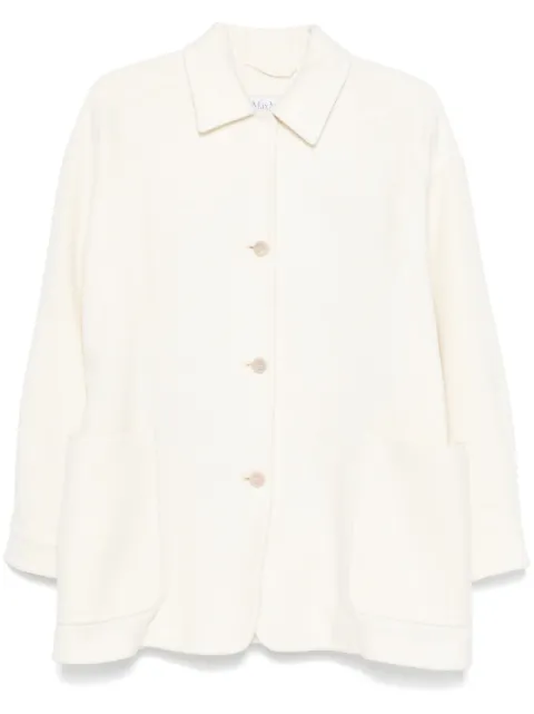 Max Mara single-breasted coat White 2421046122600