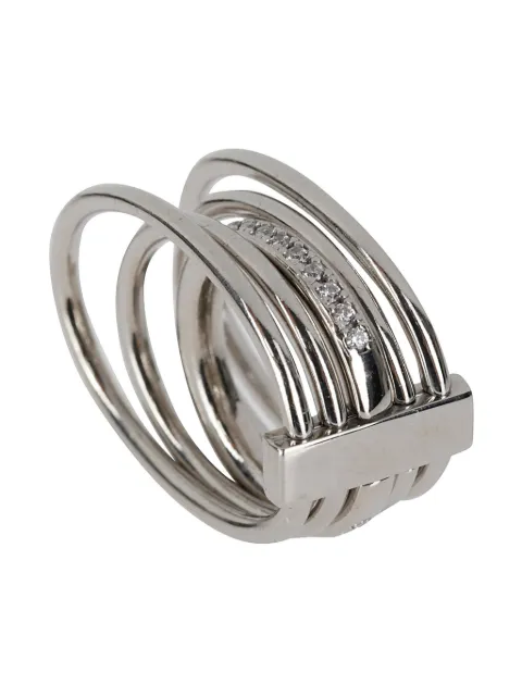 Panconesi Solar Crystal ring Silver CAOFG009S