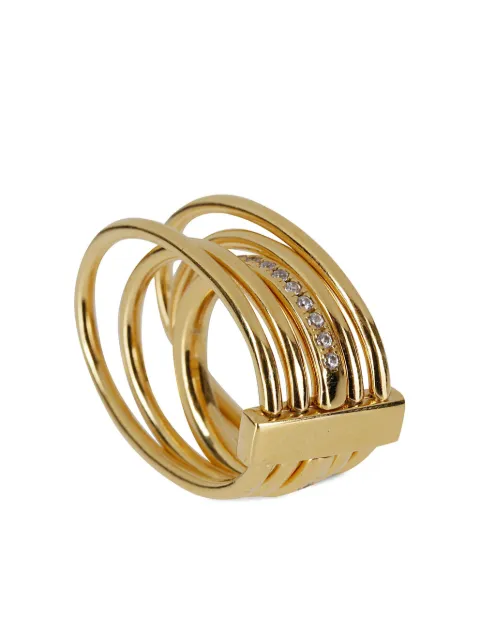 Panconesi Solar Crystal ring Gold CAOFG009S