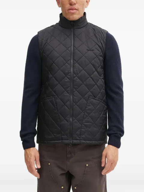 Barbour quilted zip gilet Black MGI0221BK91