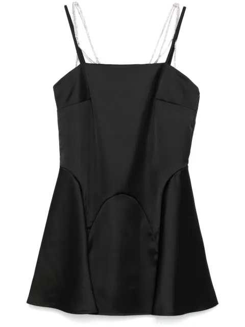 GCDS satin mini dress Black A2CW1012TE4