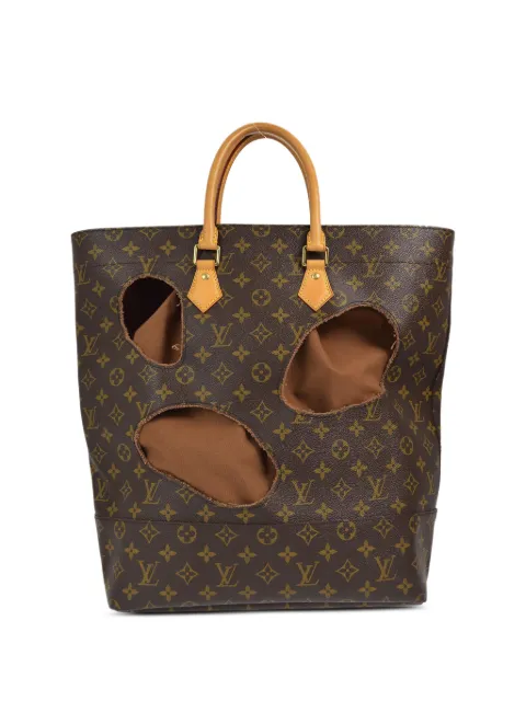 Louis Vuitton Pre-Owned 2014 x Comme Des Garçons Holes tote bag Brown M40279