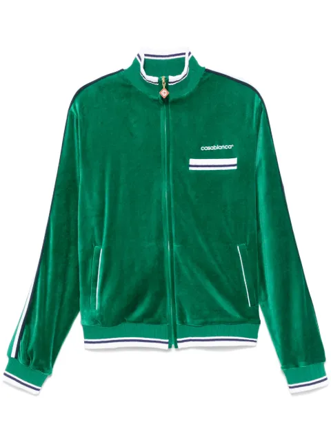 Casablanca velour jacket Green MPF24JTP25701