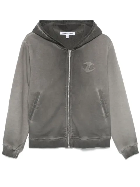 JORDANLUCA Absorber zip-up hoodie Grey 13333112
