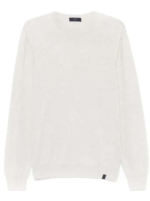 Fay wool sweater Neutrals NMMC1492420CQT