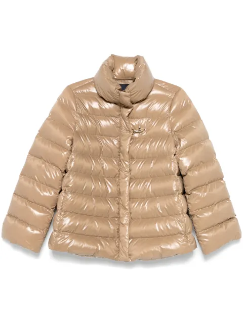 Fay funnel-neck puffer jacket Neutrals NAW32493860SBD