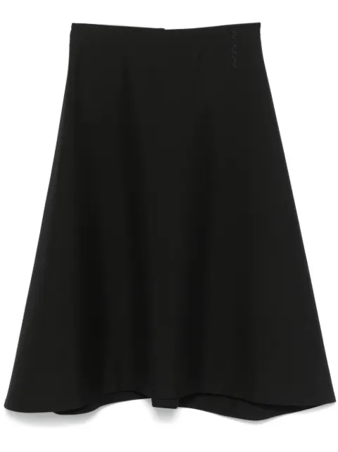 Marni virgin-wool midi skirt Black GOMA0678SUTW8390