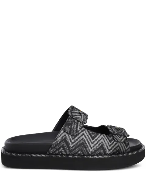 Missoni zigzag Clea sandals Black MM66046
