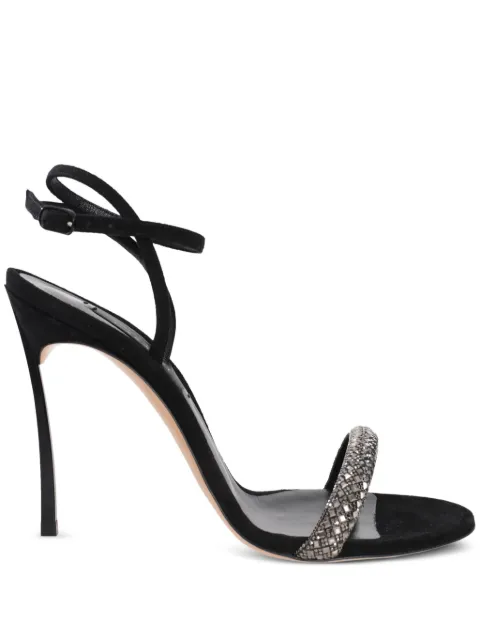 Casadei 100mm Blade Stratosphere sandals Silver 1L190X100TC2156