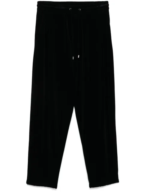 Giorgio Armani Chenille drawstring trousers Blue GM000674TE11745