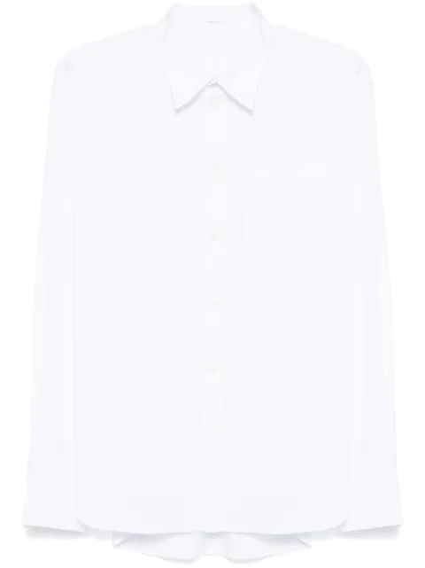 Helmut Lang logo-rubberised shirt White O06HM508