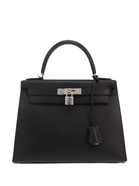 Hermès Pre-Owned Kelly 28 cm handbag Black 392001