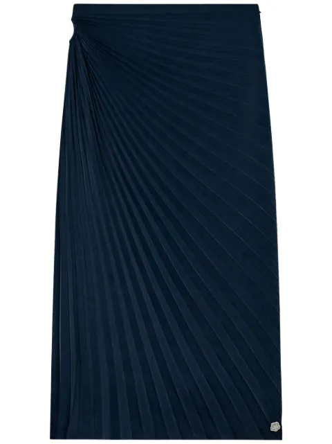 Kenzo sunray-pleated midi skirt Blue FE62JU2909FO