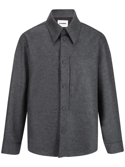 Jil Sander wool shirt Grey J22DL0258J40045
