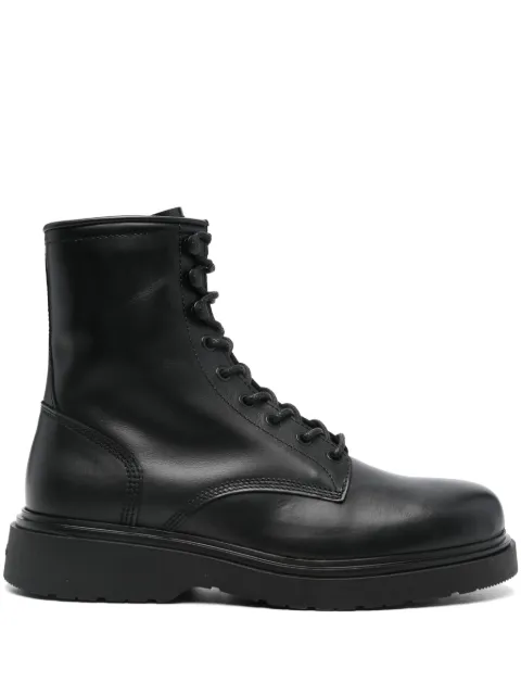Calvin Klein leather boots Black HM0HM01575