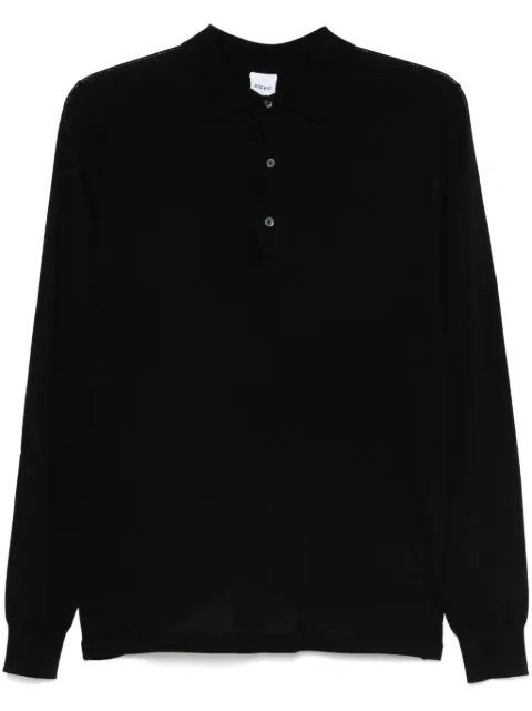 ASPESI wool polo shirt Black W4QM197V108