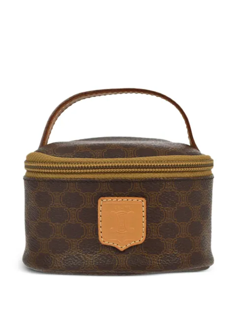 Celine Pre-Owned 1990-2000s Macadam vanity handbag Brown M161
