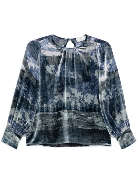 Pierre-Louis Mascia Kanpur blouse Blue KANPURSVCML11947