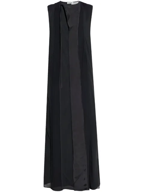 Jil Sander panelled maxi dress Black J03CT0445J20231