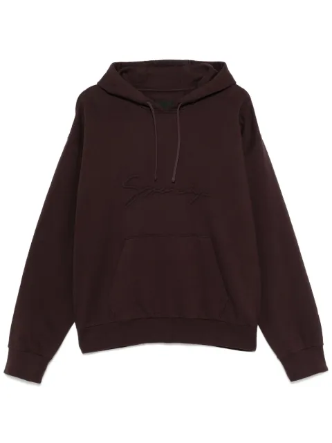 Givenchy logo-embossed hoodie Purple BMJ0LA3YP1