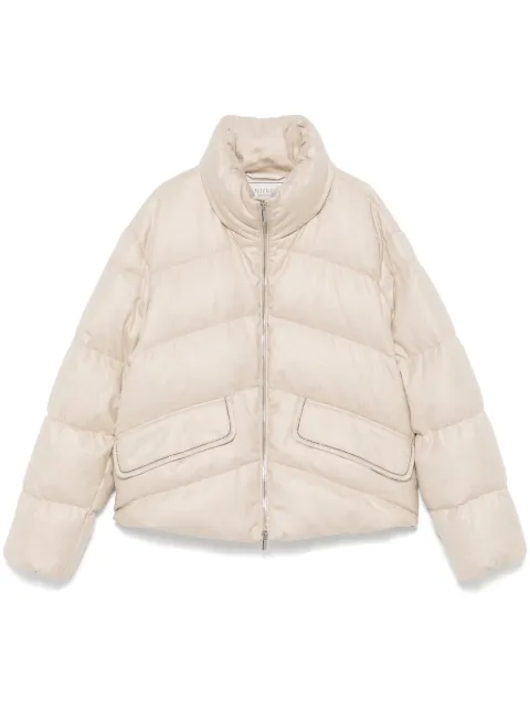 Peserico quilted puffer jacket Neutrals S2403601945944