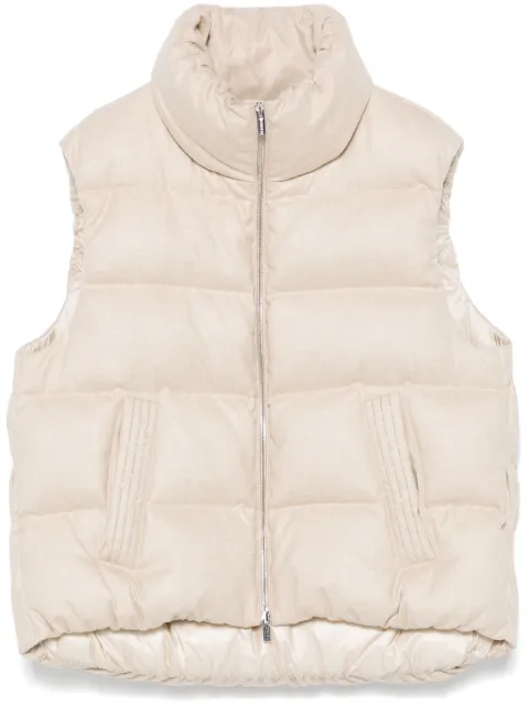Peserico padded gilet Neutrals S0341501945944