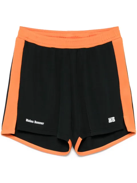 Wales Bonner Home track shorts Black US25JE21PL04999